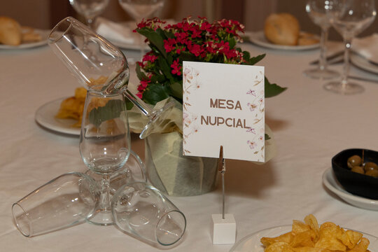 mesa nupcial