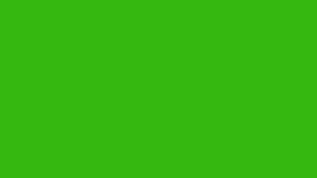 Four white directional arrows animate toward the center on a green screen background, creating a focus and attention effect for presentations, explainer videos, and overlays.