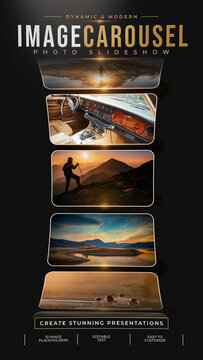 Vertical 3D Photo Carousel