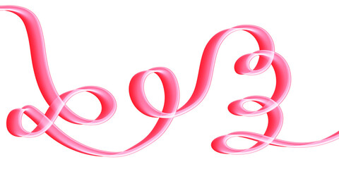 Abstract pink 2023 lettering with a smooth, glossy finish, perfect for holiday greetings and New Year's designs © Sun