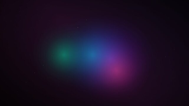 Mesmerizing abstract animated background with flowing gradient orbs