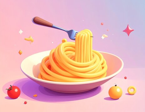 pasta illustration