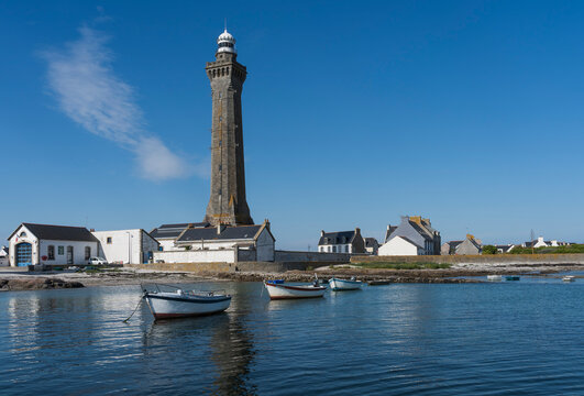 Phare d Eckm&uuml;hl in the french city of Saint-Pierre