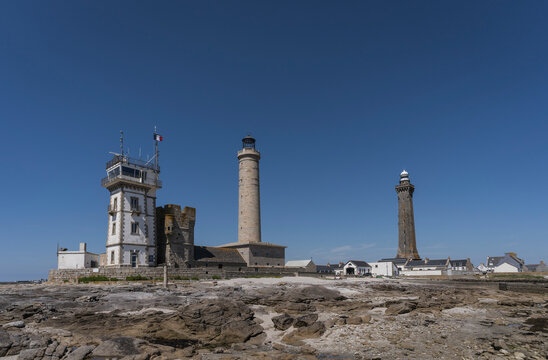 Phare d Eckm&uuml;hl in the french city of Saint-Pierre