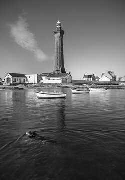 Phare d Eckm&uuml;hl in the french city of Saint-Pierre