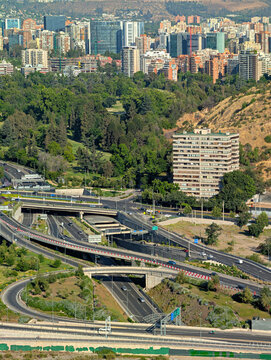 highway overpasses roads Santiago Chile