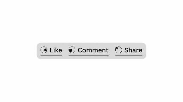 Engagement Buttons Animation Video Loop