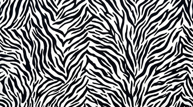 black and white zebra print pattern abstract background seamless stripes design