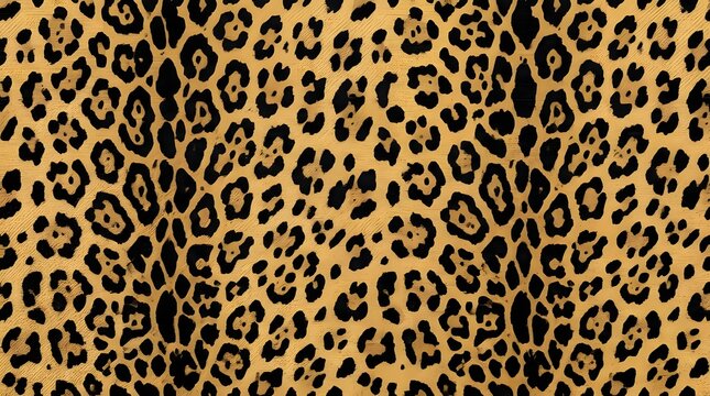 close up of leopard skin pattern with black spots on orange background animal fur texture