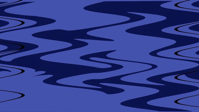 Abstract Deep Blue Indigo Liquid Marble Wave Background