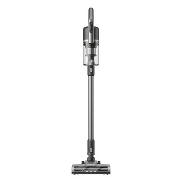 Modern cordless stick vacuum cleaner isolated on transparent background