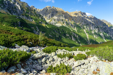 Illuminated Peaks Above the Roztoka Valley. High Tatras. © Jacek Jacobi