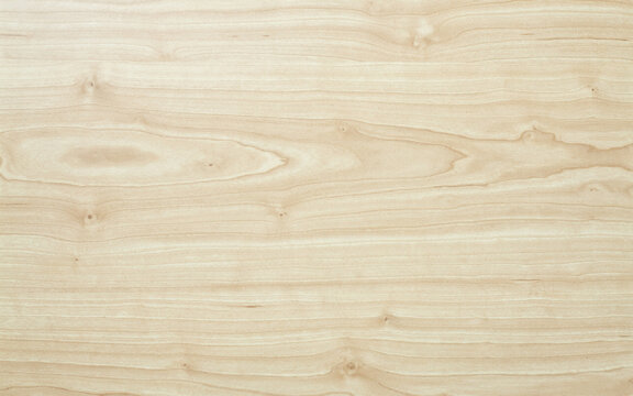 Light natural wood texture background with horizontal grain