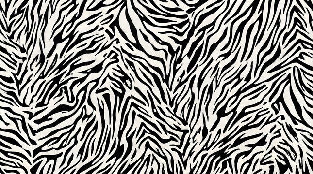 black and white zebra pattern seamless texture animal print background