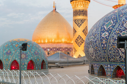  Golden-Domed Shrine at Dusk