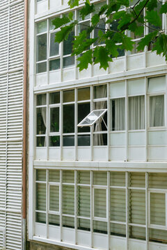 Modern Building Facade With Windows