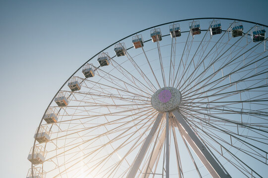Ferris Wheel Against Clear Sky