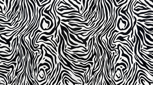 black and white zebra animal skin pattern seamless background texture abstract