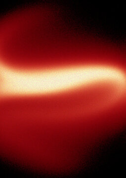 Red and orange grainy gradient background with glowing horizontal light beam, warm abstract noise texture wallpaper