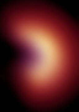 Red orange and purple grainy gradient background with glowing light center, dark abstract noise texture wallpaper