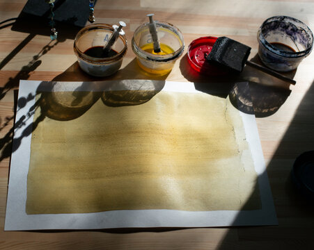 Paper for Cyanotype Printing in Studio
