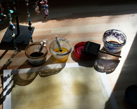Paper for Cyanotype Printing in Studio