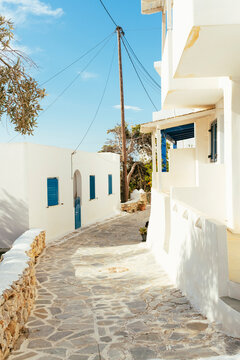 Characteristic alley of a Cycladic village