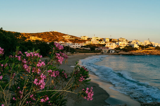 Coastal Village at Golden Hour