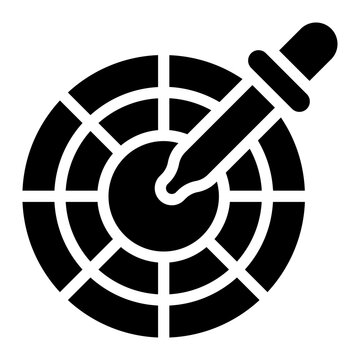colour wheel icon vector