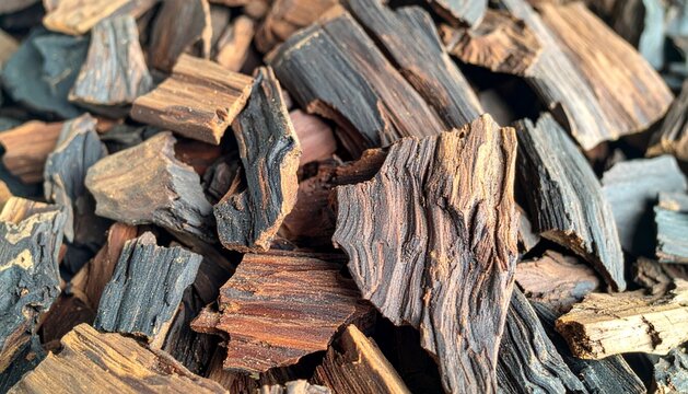 Natural Agarwood Oud Chips for Incense and Perfume Fragrance