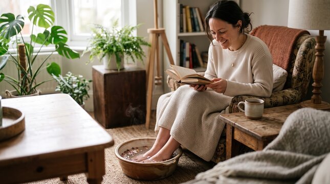 Relaxing Foot Soak at Home