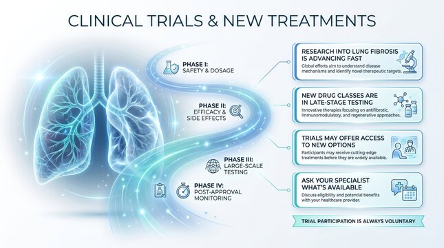 Clinical trials in lung fibrosis