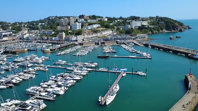 Torquay Harbour Marina and Waterfront Buildings