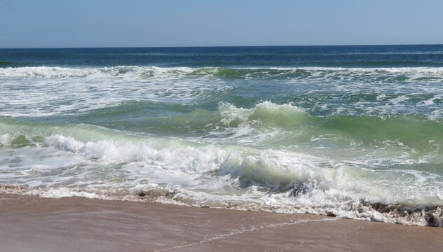 Beautiful ocean view on Atlantic coast of North