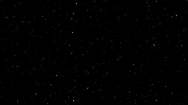 Dark Night Sky Full of Twinkling Stars