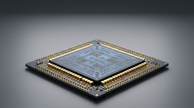 Microprocessor semiconductor hardware technology computing circuitry electronics processor integrated silicon motherboard digital data engineering innovation