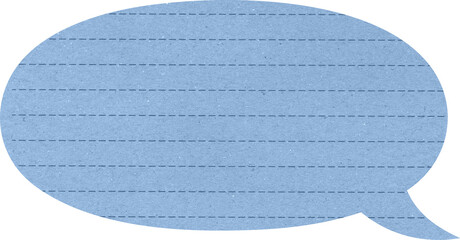 Blue Speech Bubble Icon with Textured Horizontal Lines for Communication Chat and Message Dialogue Design Graphic © auru