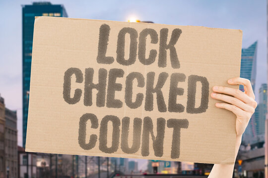"Lock checked count" A pre-trip routine becomes obsessive repetition. TRIP. SECURITY. LOCK. ROUTINE. ANXIETY.
