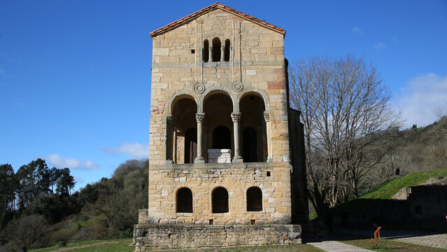 Iglesia de Santa Mar&iacute;a del Naranco, Oviedo, Asturias, Espa&ntilde;a