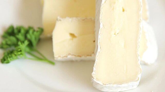 Cheese Brie or Camembert soft white-mold cheese dairy product appetizer food preparation vegetable dish tasty snack fresh, delicious gourmet, rustic food background on the table  rustic food top view 