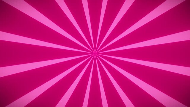 Pink Retro Radial Burst Grainy Texture Animation.