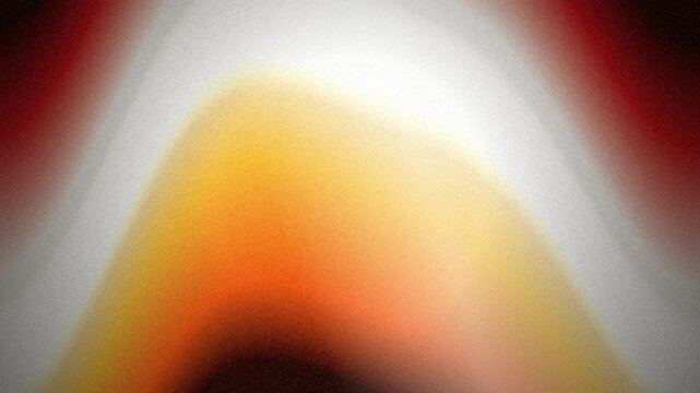Abstract grainy gradient background with warm orange and white light leak motion for cinematic video production.