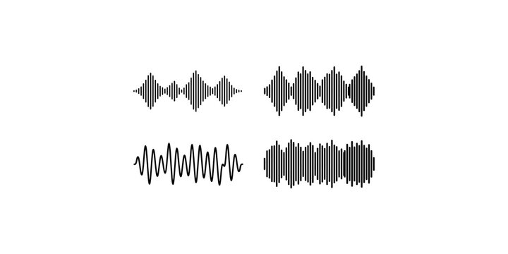 Black audio wave equalizer for sound and music technology background.
