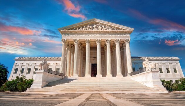 americas highest court of law the supreme court in washington dc united states