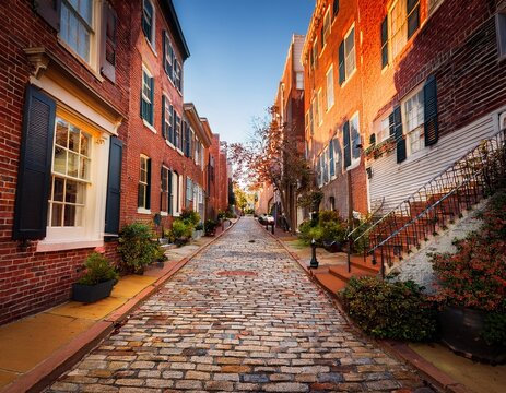 elfreths alley is the oldest residential street in the united states philadelphia pennsylvania