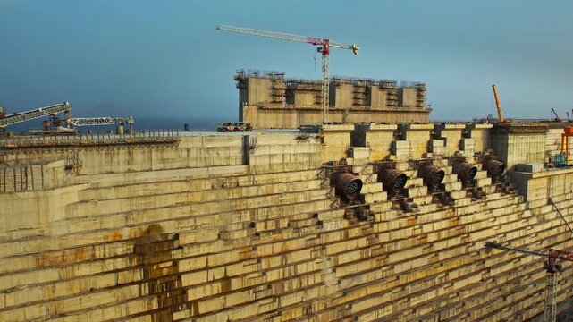 Grand Ethiopian Renaissance Dam, Nile Dam Ethiopia, Millennium Dam, Blue Nile River, hydroelectric power plant