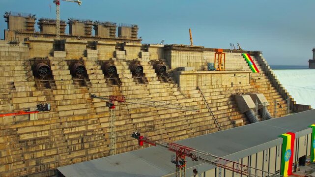 Grand Ethiopian Renaissance Dam, Nile Dam Ethiopia, Millennium Dam, Blue Nile River, hydroelectric power plant