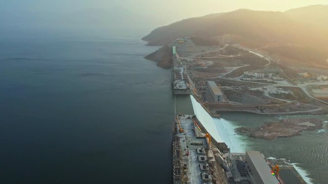Grand Ethiopian Renaissance Dam, Nile Dam Ethiopia, Millennium Dam, Blue Nile River, hydroelectric power plant