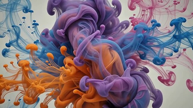Vibrant ink swirling in water, creating a stunning abstract pattern of colors AIzaSyAwyVgEvP5da-2JkZi2lUjOIXkrlyqbm94