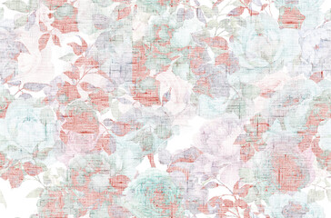 Naklejka premium seamless floral pattern